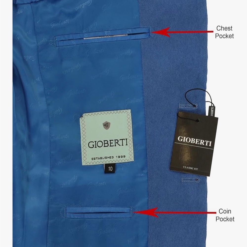 Gioberti Kids Blue Blazer